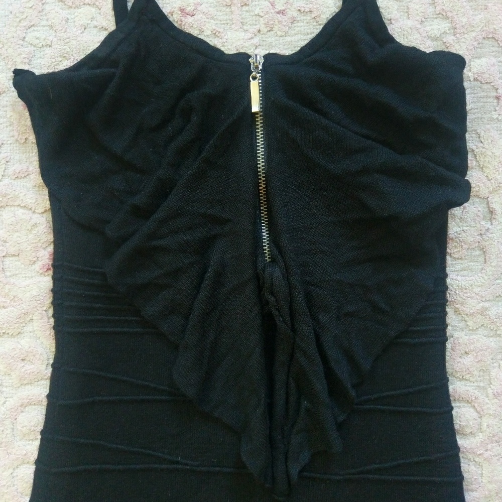 BLACK BANDAGE DRESS - Picture 3 of 4